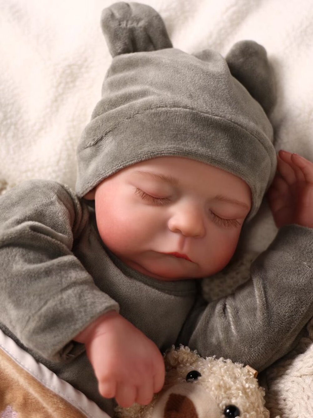 Reborn Baby Dolls 20-inch Newborn Baby Dolls Soft Cloth Body Real Life Baby Doll
